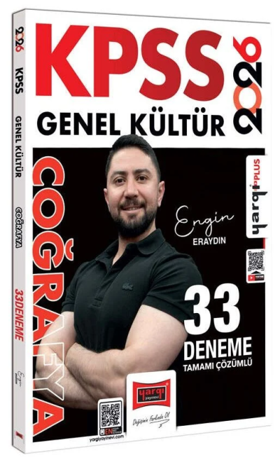 2026 KPSS Coğrafya 33 Deneme Çözümlü Engin Eraydın Yargı Yayınları Vivo Fotokopi Merkezi