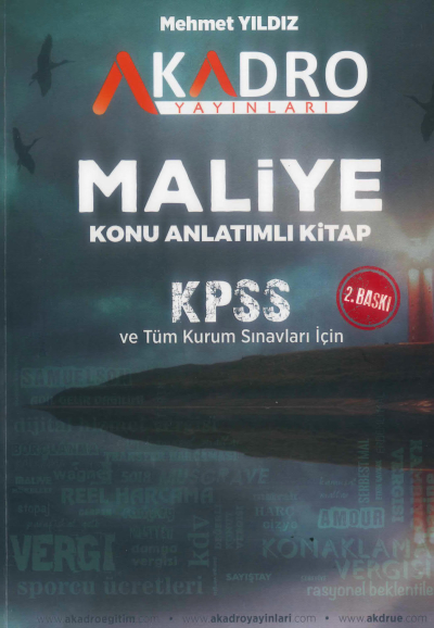 KPSS A Grubu Maliye Konu Anlatımlı A Kadro Yayınları Vivo Fotokopi Merkezi