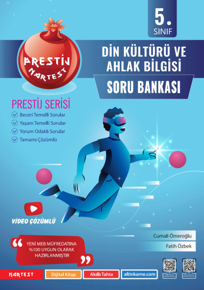 5. Sınıf Prestij Din Kültürü ve Ahlak Bilgisi Soru Bankası Nartest Yayınevi Vivo Fotokopi Merkezi