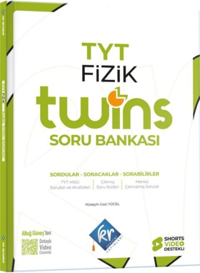 YKS TYT Fizik Twins Soru Bankası Çözümlü KR Akademi