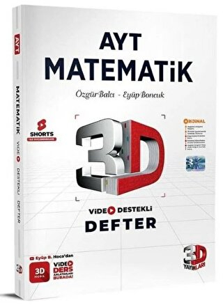 AYT Matematik Video Destekli Defter Vivo Fotokopi Merkezi