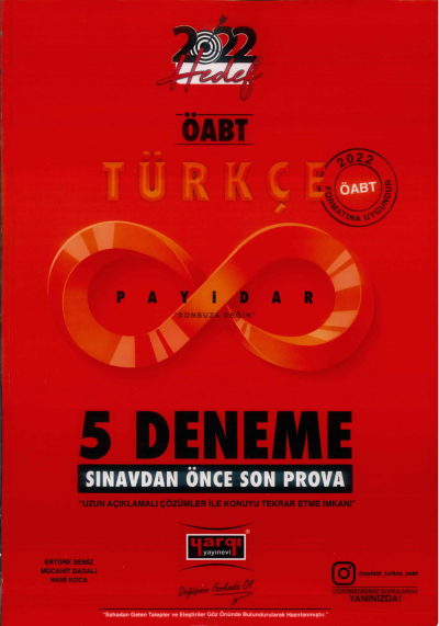 PAYİDAR 5 DENEME SINAVDAN ÖNCE SON PROVA Vivo Fotokopi Merkezi