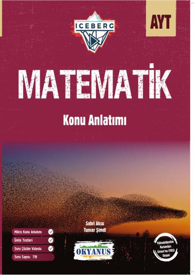 AYT Iceberg Matematik Konu Anlatım Okyanus Yayınları Vivo Fotokopi Merkezi