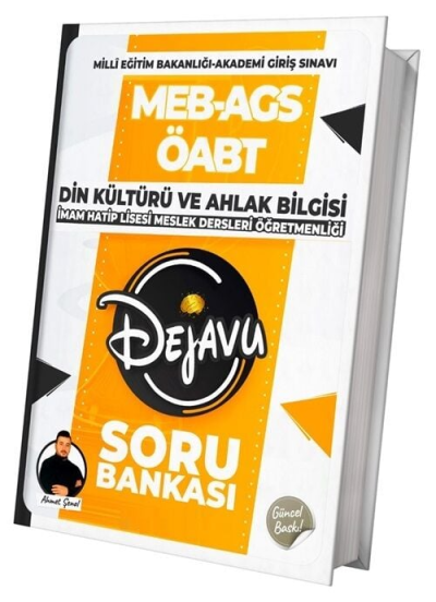 2025 ÖABT Din Kültürü ve Ahlak Bilgisi Dejavu Soru Bankası TKM Akademi Vivo Fotokopi Merkezi