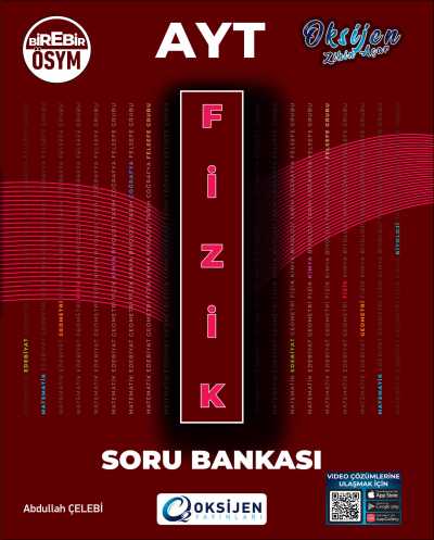 AYT Fizik Soru Bankası Oksijen Yayınları Vivo Fotokopi Merkezi