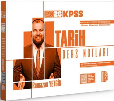 2026 KPSS Tarih Ders Notları Benim Hocam Yayınları