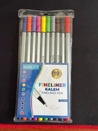 Note.101 Fineliner 10'lu Set Vivo Fotokopi Merkezi
