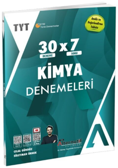 Alternatif Yayınları TYT Kimya 30 x 7 Branş Denemeleri Vivo Fotokopi Merkezi
