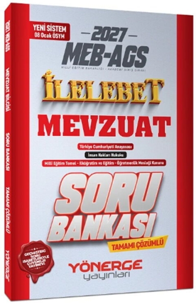 MEB AGS Mevzuat İlelebet Soru Bankası Yönerge Yayınları Vivo Fotokopi Merkezi