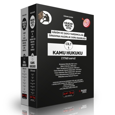 MİHENK Nokta Atışı Hakim ve Savcı Yardımcılığı Sınavına Hazırlık Kamu Hukuku ve Özel Hukuk Soru Bankası Vivo Fotokopi Merkezi