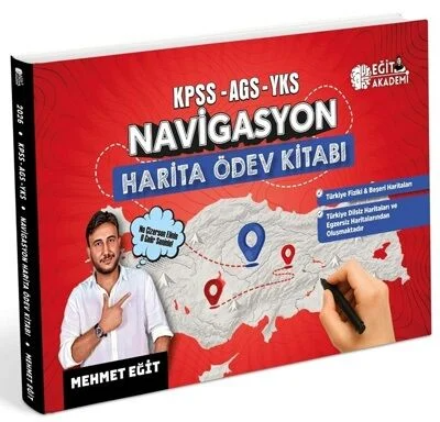 2026 KPSS-AGS-YKS Navigasyon Harita Ödev Kitabı Eğit Akademi Vivo Fotokopi Merkezi