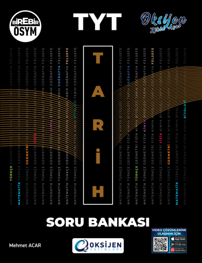 TYT Tarih Soru Bankası Oksijen Yayınları Vivo Fotokopi Merkezi