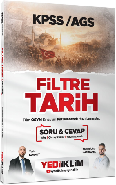 2026 KPSS MEB-AGS Filtre Tarih Soru Cevap Yediiklim Yayınları Vivo Fotokopi Merkezi