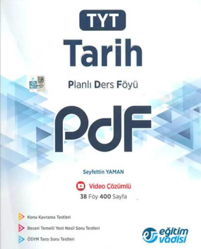 TYT Tarih Planlı Ders Föyü PDF Eğitim Vadisi Yayınları Vivo Fotokopi Merkezi