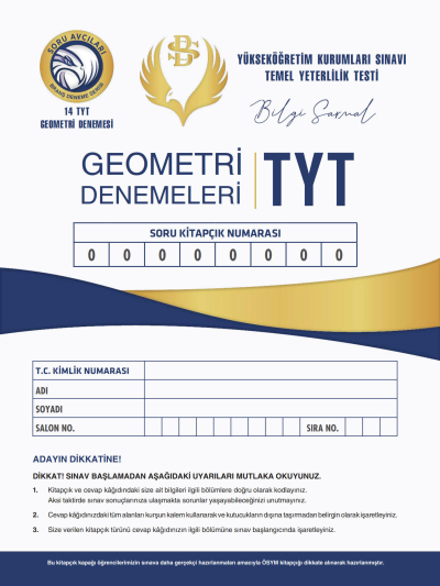 TYT GEOMETRİ DENEMELERİ 14*10 Vivo Fotokopi Merkezi