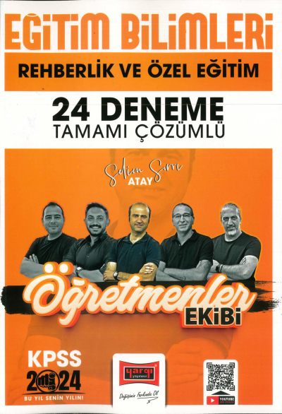 REHBERLİK VE ÖZEL EĞİTİM 24 DENEME TAMAMI ÇÖZÜMLÜ (ÖĞRETMENLER EKİBİ) Vivo Fotokopi Merkezi