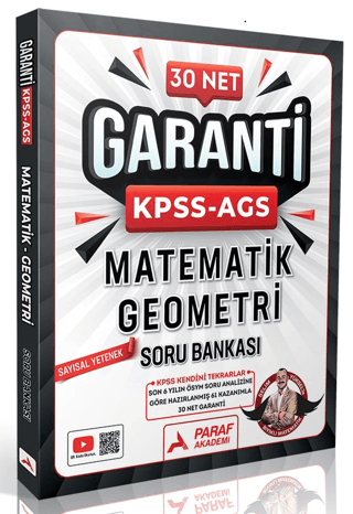 KPSS AGS Matematik - Geometri Garanti KPSS Soru Bankası Paraf Yayınları Vivo Fotokopi Merkezi