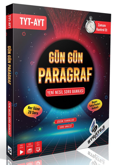 TYT AYT Gün Gün Paragraf Soru Bankası Vivo Fotokopi Merkezi