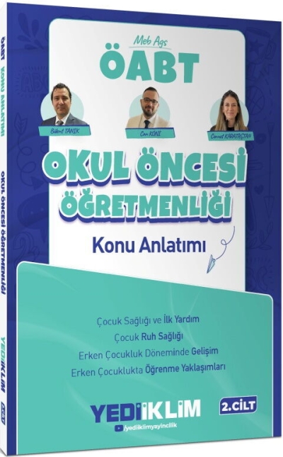 MEB AGS ÖABT Okul Öncesi Öğretmenliği Konu Anlatımı Cilt 2 Yediiklim Yayınları Vivo Fotokopi Merkezi