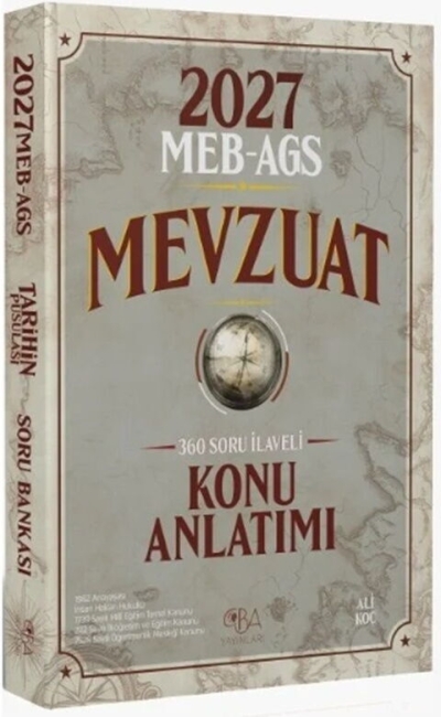 MEB AGS Mevzuat Konu Anlatımı CBA Yayınları Vivo Fotokopi Merkezi
