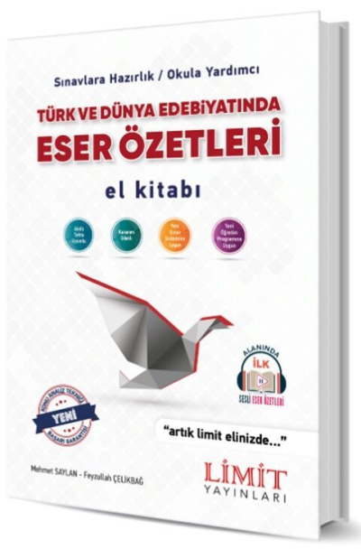 Türk ve Dünya Edebiyatında Eser Özetleri El Kitabı Limit Yayınları Vivo Fotokopi Merkezi