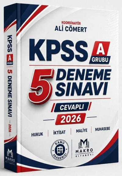 2026 KPSS A Grubu 5 Deneme Ali Cömert Makro Kitabevi Vivo Fotokopi Merkezi