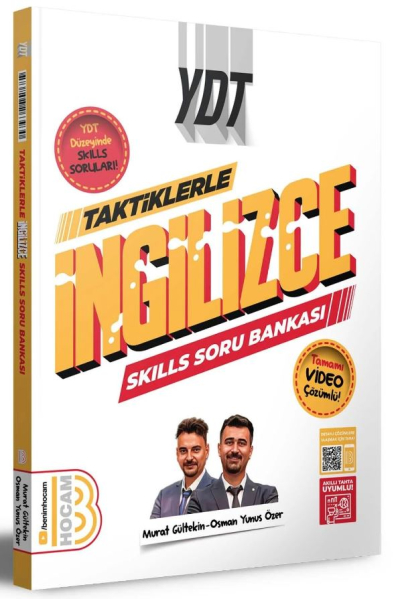 2025 YDT Taktiklerle İngilizce SKILLS Soru Bankası Benim Hocam Vivo Fotokopi Merkezi