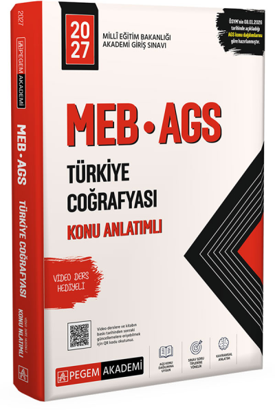 2027 MEB-AGS Türkiye Coğrafyası Konu Anlatımlı Pegem Akademi Yayınları Vivo Fotokopi Merkezi