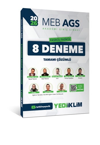 2026 MEB AGS Fasikül Fasikül 8 Deneme Tamamı Çözümlü Yediiklim Yayınları Vivo Fotokopi Merkezi