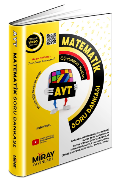 AYT Matematik Tamamı Video Çözümlü Soru Bankası Miray Yayınları
