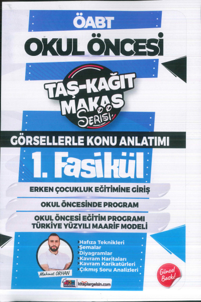 ÖABT Okul Öncesi Öğretmenliği Taş Kağıt Makas Serisi Görsellerle Konu Anlatımı Mahmut Orhan TKM Akademi 10 Fasikül
