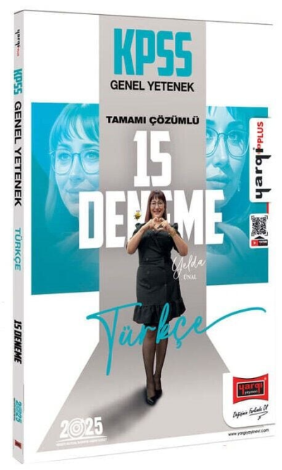 2025 KPSS Genel Yetenek Tamamı Çözümlü Türkçe 15 Deneme Yargı Yayınları