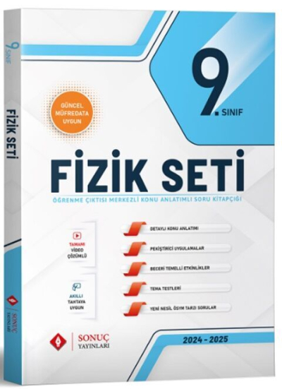 9. Sınıf Fizik Modüller Set Sonuç Yayınları Vivo Fotokopi Merkezi