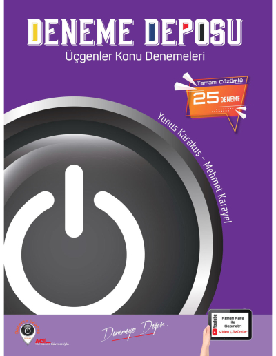 AYT Üçgenler Deneme Deposu Acil Yayınları 25 Deneme Vivo Fotokopi Merkezi
