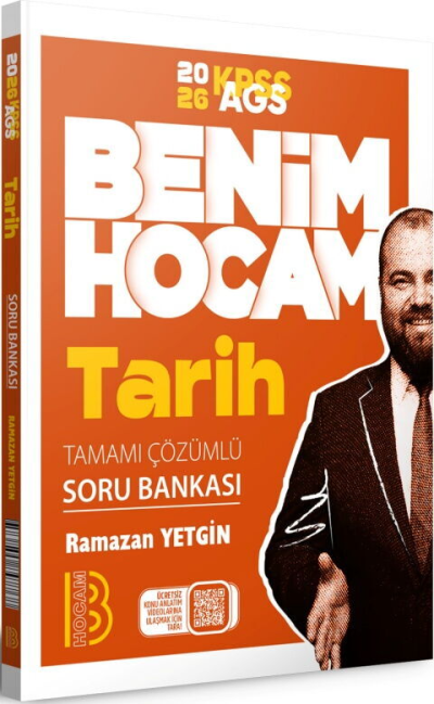 2026 KPSS AGS Tarih Tamamı Çözümlü Soru Bankası Benim Hocam Yayınları Vivo Fotokopi Merkezi