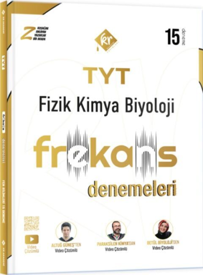 TYT Fizik Kimya Biyoloji FKB 15 li Frekans Denemeleri KR Akademi Vivo Fotokopi Merkezi