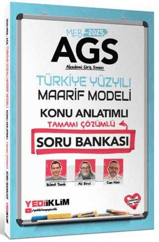 2025 MEB-AGS Türkiye Yüzyılı Maarif Modeli Konu Anlatımlı Soru Bankası Çözümlü Yediiklim Yayınları Vivo Fotokopi Merkezi