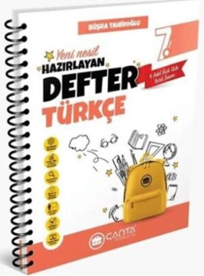 7. Sınıf Türkçe Hazırlayan Defter Çanta Yayınları Vivo Fotokopi Merkezi