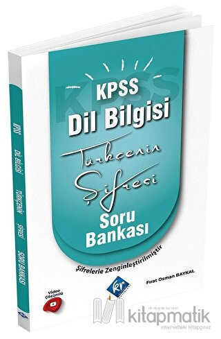 2022 KPSS Türkçenin Şifresi Dil Bilgisi Soru Bankası Vivo Fotokopi Merkezi