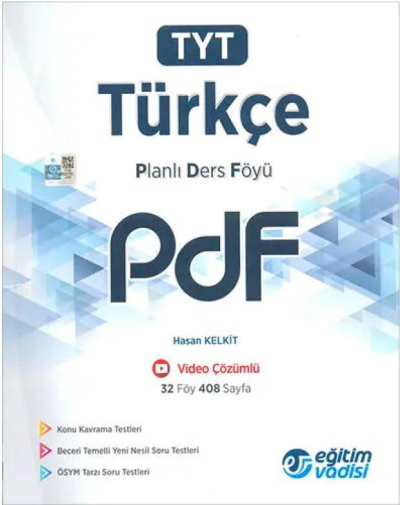 TYT Türkçe Planlı Ders Föyü PDF Eğitim Vadisi Yayınları Vivo Fotokopi Merkezi