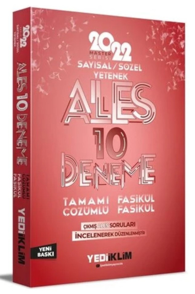 ALES 10 DENEME TAMAMI ÇÖZÜMLÜ