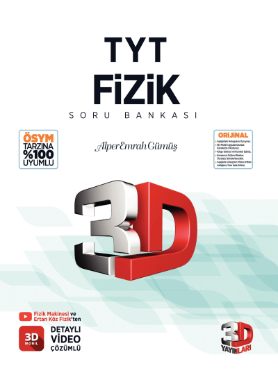TYT Fizik Soru Bankası 3D
