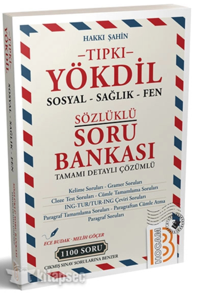 YÖKDİL SOSYAL SAĞLIK FEN SÖZLÜKLÜ SORU BANKASI