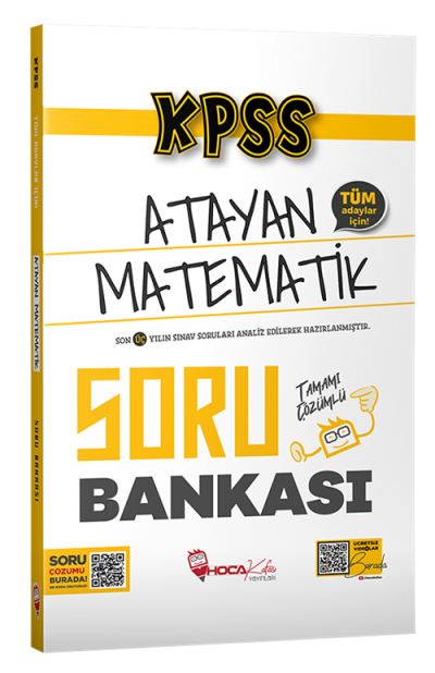 KPSS Matematik Atayan Soru Bankası Hoca Kafası Vivo Fotokopi Merkezi