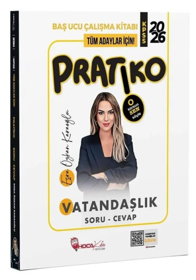 2026 KPSS Vatandaşlık Pratiko Soru Cevap Çalışma Kitabı Hoca Kafası Yayınları Vivo Fotokopi Merkezi