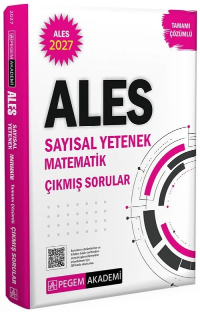2027 ALES Sayısal Yetenek Matematik Çıkmış Sorular Çözümlü Pegem Akademi Yayınları Vivo Fotokopi Merkezi