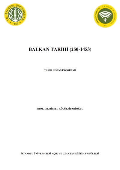 Balkan Tarihi (250-1453) Vivo Fotokopi Merkezi