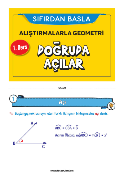 ŞENOL HOCA ALIŞTIRMALARLA GEOMETRİ