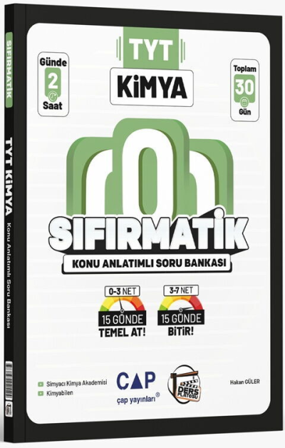YKS TYT Kimya Sıfırmatik Konu Anlatımlı Soru Bankası Ders Platosu Vivo Fotokopi Merkezi