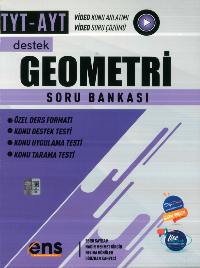 TYT AYT Geometri Destek Soru Bankası ENS Yayıncılık